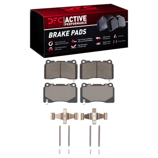 DFC Active Performance Pads & Hardware Kit (FRONT): BRZ/FR-S/86