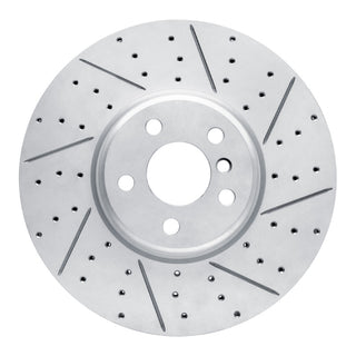 DFC Drilled & Slotted Geoperformance Rotor (LEFT FRONT): Toyota GR Supra (20-26)