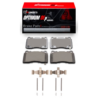 R1 Concepts Optimum OE Pads & Hardware Kit (FRONT): BRZ/FR-S/86