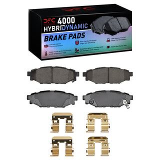 DFC 4000 HybriDynamic Brake Pads and Hardware Kit: BRZ/FR-S/86