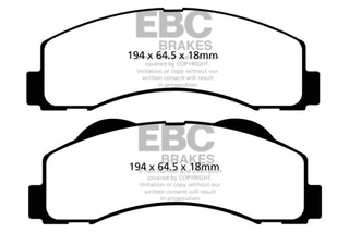 EBC Extra Duty Front Brake Pads: BRZ/FR-S/86