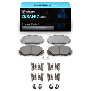 R1 2006-2019 Scion IQ Front R1 Ceramic Pads & Hardware Kit