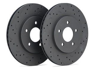 Hawk Performance Drilled and Slotted Front Brake Rotor Set: BRZ/FR-S/86