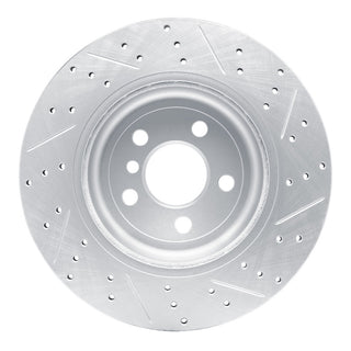 DFC Drilled & Slotted Geoperformance Rotor (RIGHT REAR): Toyota GR Supra (20-26)