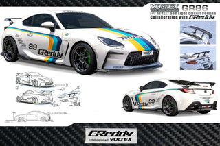 GReddy X VOLTEX Aero Kit Front Under Spoiler CFRP: Subaru BRZ 2022 - 2026