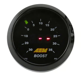 AEM Digital Boost Gauge 35psi 52mm: Fits Most Models