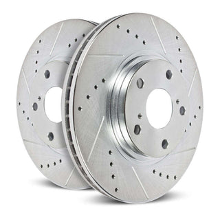 PowerStop Evolution Drilled & Slotted Rotors (FRONT): BRZ/FR-S/86 (JBR1179XPR)