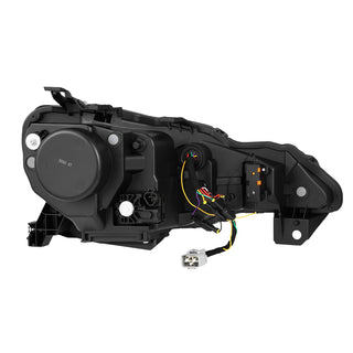 AlphaRex LUXX-Series LED Projector Headlights - Sequential Signal/DRL - Black: Scion FR-S / Subaru BRZ / Toyota 86 2013 - 2021