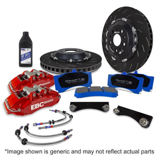 EBC Apollo-6 Calipers 355mm Rotors Front Big Brake Kit - Red: Toyota GR Corolla 2023 - 2026