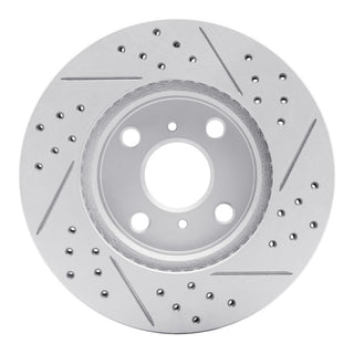 DFC 06-19 Scion IQ Front Left Drilled & Slotted Geoperformance Rotor