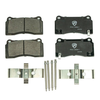 FactionFab V2 Semi-Metallic Brake Pads For Use w/ F40 Caliper: Scion FR-S / Subaru BRZ / Toyota 86 / GR86 2013 - 2026
