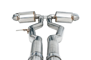 AWE Non-Resonated Touring Edition Cat-Back Exhaust (Polished Tips): Toyota GR Supra 3.0L Turbo 2020 - 2024