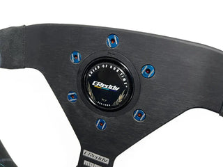 Greddy Steering Wheel Bolt Kit (6-Pieces) Titanium Burnt-Blue: Fits Most Models