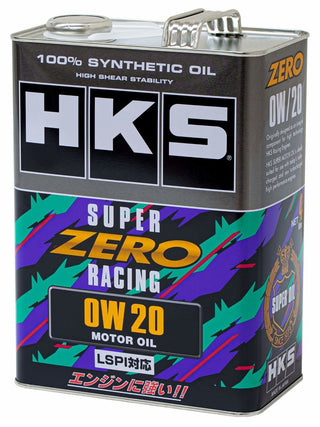 HKS Super Zero Racing Oil 0W-20 1L Can: Fits Most Models