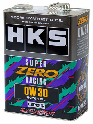 HKS Super Zero Racing Oil 0W-30 1L Can: Fits Most Models