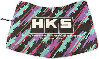 HKS Front Windshield Sun Shade (FRONT): Fits Most Models Oil Color Medium