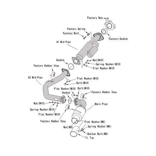 HKS Hi-Power Single Racing Ti-Tip Exhaust: Scion FR-S (13-20), Subaru BRZ (13-20) & Toyota 86 (13-20)