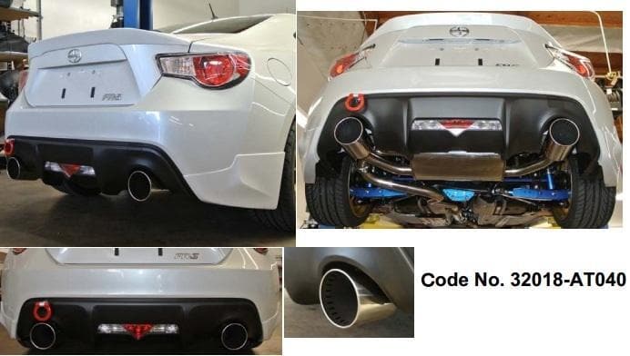 HKS Legamax Premium Catback Exhaust: Scion FR-S (13-20), Subaru BRZ (13-20) & Toyota 86 (13-20)