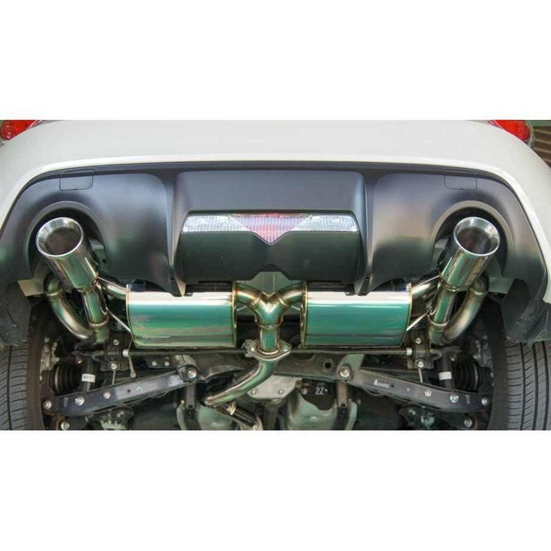 HKS Legamax Sports Exhaust: Scion FR-S (13-20), Subaru BRZ (13-20) & Toyota 86 (13-20) w/ Polished Tips