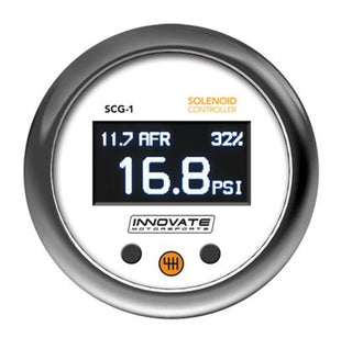 Innovate Motorsports SCG-1 Solenoid Boost Controller w/ Wideband Gauge Kit: Fits Most Models