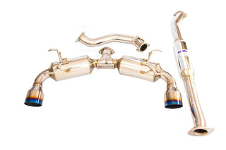 Invidia N2 Dual Burnt Titanium Tip Exhaust: Subaru BRZ (13-20), Scion FR-S (13-16), Toyota GT86 (17-21) & Toyota GR86 (22+)