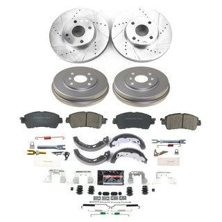 PowerStop Z23 Evolution Brake Kit (FRONT AND REAR): Scion iA 2016