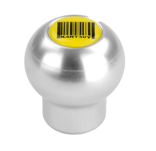 Kartboy Shift Knob: Subaru Models 6 Speed Aluminum Silver