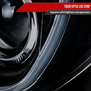 Spec D Projector Headlights w/ LED Light Bar (Smoke): Scion FRS 2013 - 2016