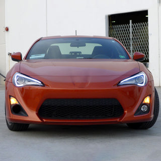 Spec D Projector Headlights w/ Sequential Signal (Matte Black): Scion FRS 2013 - 2016