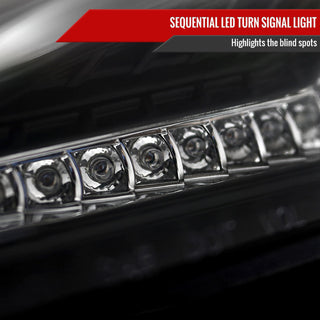 Spec D Projector Headlights w/ Sequential Signal (Matte Black): Scion FRS 2013 - 2016