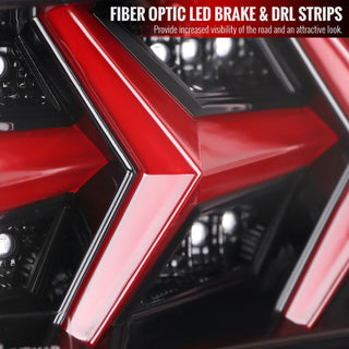 Spec D Lambo Style Sequential LED Tail Lights (Glossy Black /Clear Lens): Scion FRS & Subaru BRZ 2013 - 2016