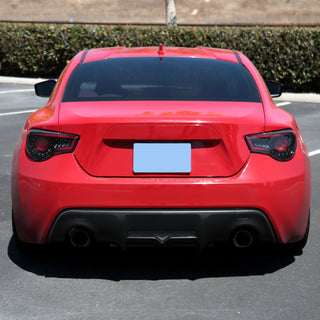Spec D Sequential LED Tail Lights (Glossy Black /Clear Lens): Scion FRS & Subaru BRZ 2013 - 2016