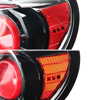 Spec D LED Tail Lights (Jet Black): Scion FRS & Subaru BRZ 2013 - 2016