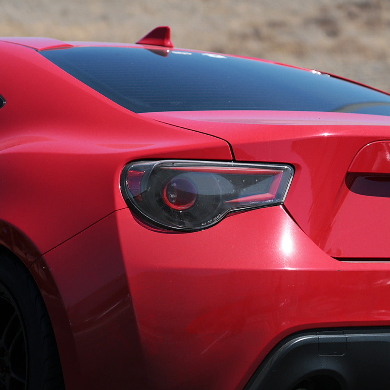 Spec D Sequential LED Tail Lights (Matte Black /Clear Lens): Scion FRS & Subaru BRZ 2013 - 2016