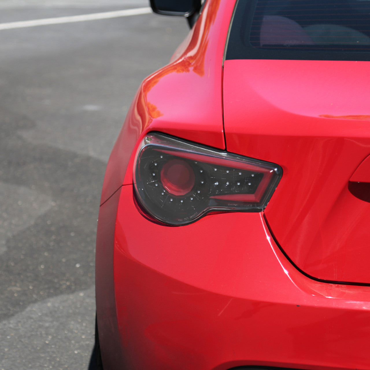 Spec D Sequential LED Tail Lights (Matte Black /Clear Lens): Scion FRS & Subaru BRZ 2013 - 2016