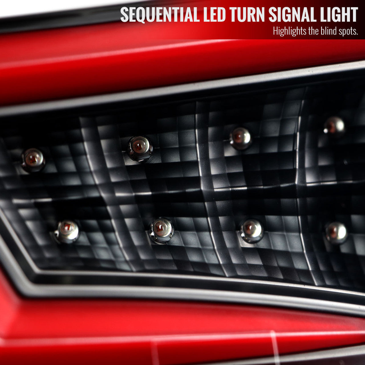 Spec D Sequential LED Tail Lights (Matte Black /Clear Lens): Scion FRS & Subaru BRZ 2013 - 2016