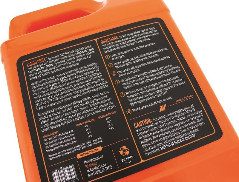 Mishimoto Liquid Chill Engine Coolant Full Strength: Fits Most Models