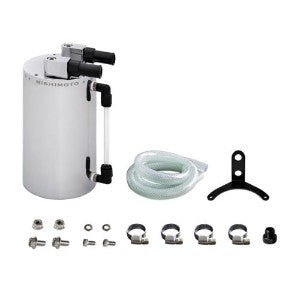 Mishimoto Universal Aluminum Oil Catch Can Large Polished: Fits Most Models