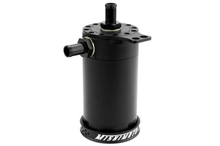 Mishimoto Universal Baffled Oil Catch Can: Fits Most Models w/ Black Insert