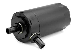 Mishimoto Universal Oil Catch Can: Fits Most Models Black w/ Red Insert