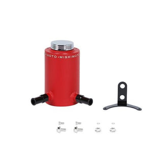 Mishimoto Aluminum Power Steering Reservoir Tank (UNIVERSAL) Wrinkle Red