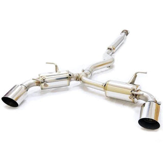 MXP Comp RS Catback Exhaust: Subaru BRZ (13-20), Scion FR-S (13-16) & Toyota 86 (17-20) w/ Stainless Steel Tips