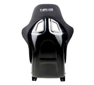 NRG Fiber Glass Fixed Back Racing Seat (MEDIUM) Black
