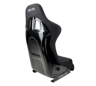 NRG Fiber Glass Fixed Back Racing Seat (MEDIUM) Black