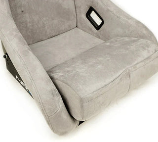 NRG Prisma Ultra Fixed Back Racing Seat: Fits Most Models w/ Gold Flake Shell