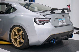 OLM DL Style Carbon Fiber Gooseneck Spoiler: Scion FR-S / Subaru BRZ / Toyota 86 2013 - 2021