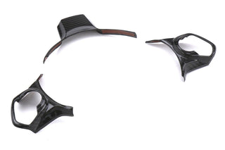 OLM LE Dry Carbon Fiber Steering Wheel Covers: Subaru BRZ / Toyota GR86 2022 - 2026