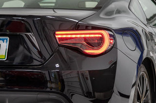 OLM OE Plus Linear Style Sequential Tail Lights Smoked Lens: Scion FR-S / Subaru BRZ / Toyota 86 2013 - 2021