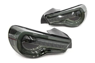 OLM OE Plus Linear Style Sequential Tail Lights Smoked Lens: Scion FR-S / Subaru BRZ / Toyota 86 2013 - 2021