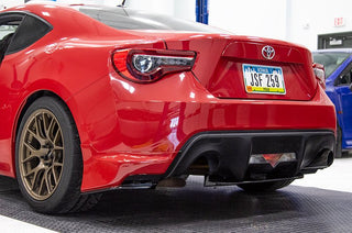 OLM Paint Matched Gloss Black Rear Bumper Lip Firestorm: Scion FR-S / Subaru BRZ / Toyota 86 2013 - 2021